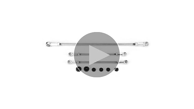 Akozon 3Pcs Gear Linkage Rod Kit 245283 2452 / E1